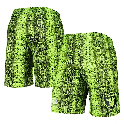 Short Summer Pop Las Vegas Raiders New Era vert fluo