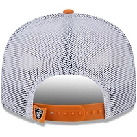 Casquette snapback orange Las Vegas Raiders Citrus 9FIFTY Trucker de New Era pour homme