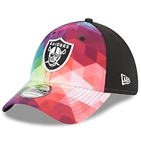 Men's New Era  Pink Las Vegas Raiders 2023 NFL Crucial Catch 39THIRTY Flex Hat