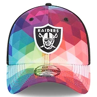 Men's New Era  Pink Las Vegas Raiders 2023 NFL Crucial Catch 39THIRTY Flex Hat