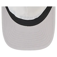 Casquette ajustable 9FORTY linéaire à cadre en A argentée New Era pour homme des Las Vegas Raiders