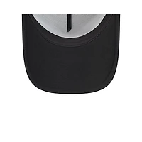 Men's New Era Stone/Black Las Vegas Raiders 2024 Sideline Historic 9FORTY A-Frame Trucker Adjustable Hat