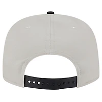 Men's New Era Stone/Black Las Vegas Raiders Athletic Golfer Snapback Hat