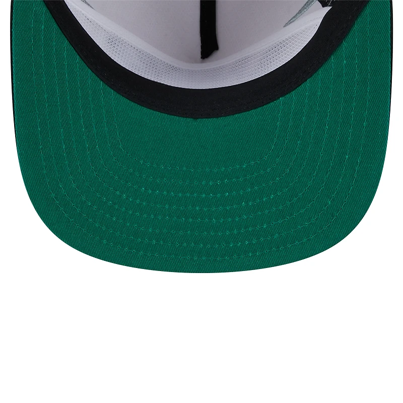 Men's New Era Stone/Black Las Vegas Raiders Athletic Golfer Snapback Hat