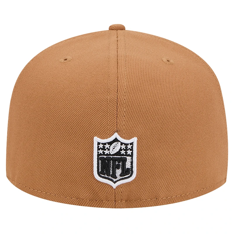 Casquette ajustée 59FIFTY New Era Las Vegas Raiders Color Pack pour hommes avec patch latéral