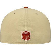 Men's New Era Tan Las Vegas Raiders Landscape 59FIFTY Fitted Hat