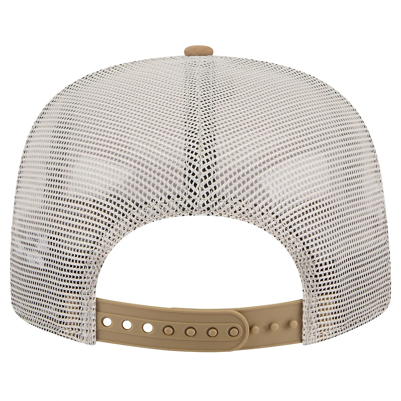 Men's New Era Tan Las Vegas Raiders Meet Me 9FIFTY Snapback Hat