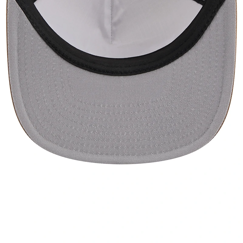 Men's New Era Tan Las Vegas Raiders Meet Me 9FIFTY Snapback Hat