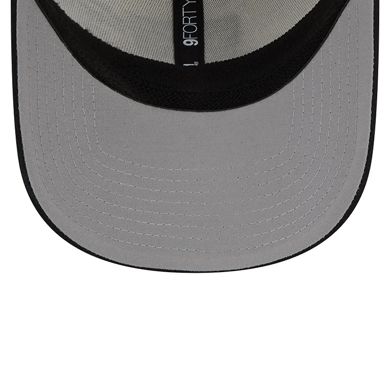 Men's New Era  White/Black Las Vegas Raiders 2023 Sideline 9FORTY Adjustable Hat