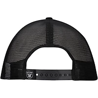 Men's New Era White/Black Las Vegas Raiders Distressed 9FIFTY A-Frame Snapback Hat