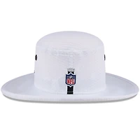 Men's New Era White Las Vegas Raiders 2024 NFL Training Camp Panama Bucket Hat