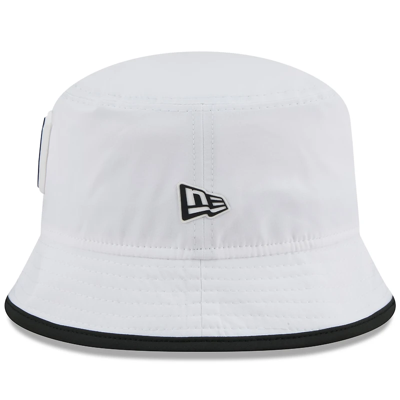 Men's New Era  White Las Vegas Raiders 2025 NFL Training Camp Stretch Bucket Hat