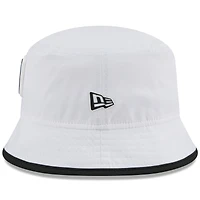 Men's New Era  White Las Vegas Raiders 2025 NFL Training Camp Stretch Bucket Hat