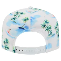 Casquette ajustable New Era blanche Las Vegas Raiders Aloha 19TWENTY pour homme