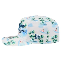 Casquette ajustable New Era blanche Las Vegas Raiders Aloha 19TWENTY pour homme