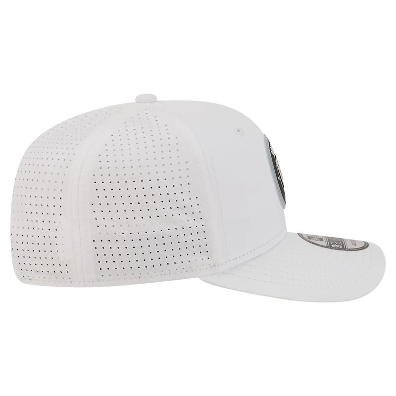 Casquette ajustable New Era blanche Las Vegas Raiders COOLERA 9SEVENTY pour homme