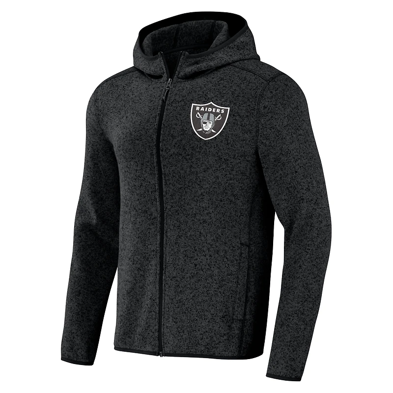 Men's NFL x Darius Rucker Collection by Fanatics Black Las Vegas Raiders Fleece Pullover Hoodie