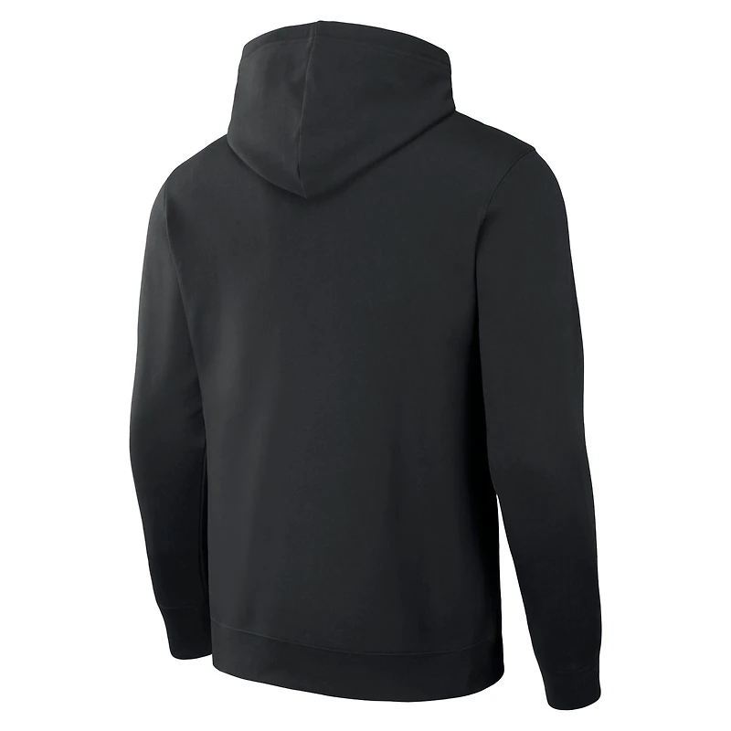 Men's NFL x Darius Rucker Collection by Fanatics Black Las Vegas Raiders Rock N' Football Pullover Hoodie