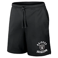 Short délavé noir Las Vegas Raiders de la collection NFL x Darius Rucker pour homme par Fanatics
