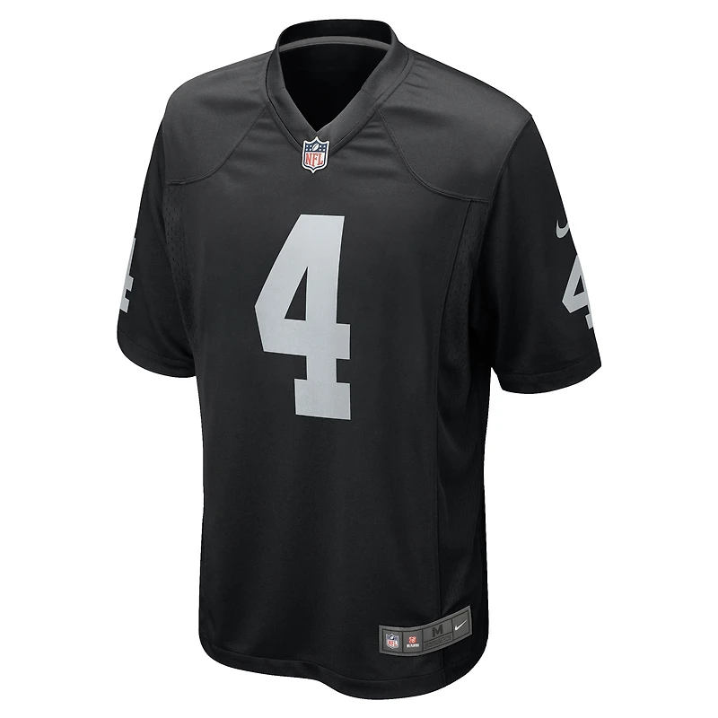 Maillot de match Nike Las Vegas Raiders noir pour homme