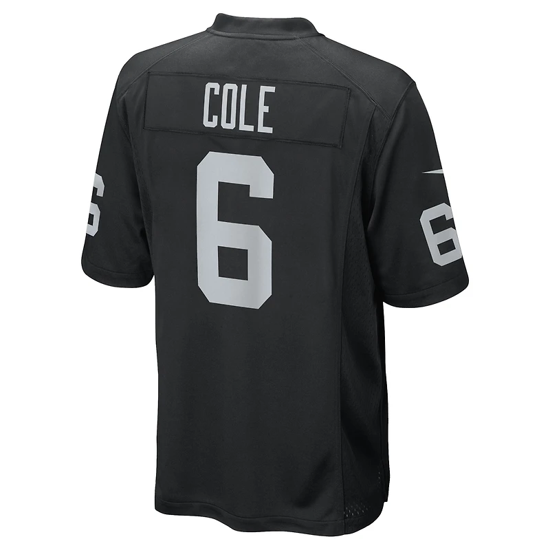 Men's Nike AJ Cole Black Las Vegas Raiders Game Jersey