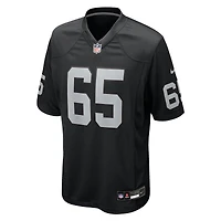 Men's Nike Alex Cappa  Black Las Vegas Raiders Team Game Jersey