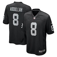 Maillot de match Nike Ameer Abdullah pour homme, noir, des Las Vegas Raiders