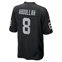 Men's Nike Ameer Abdullah  Black Las Vegas Raiders Team Game Jersey