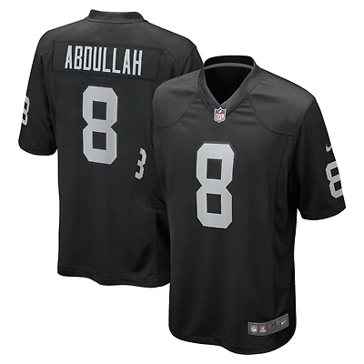 Maillot de match Nike Ameer Abdullah pour homme, noir, des Las Vegas Raiders