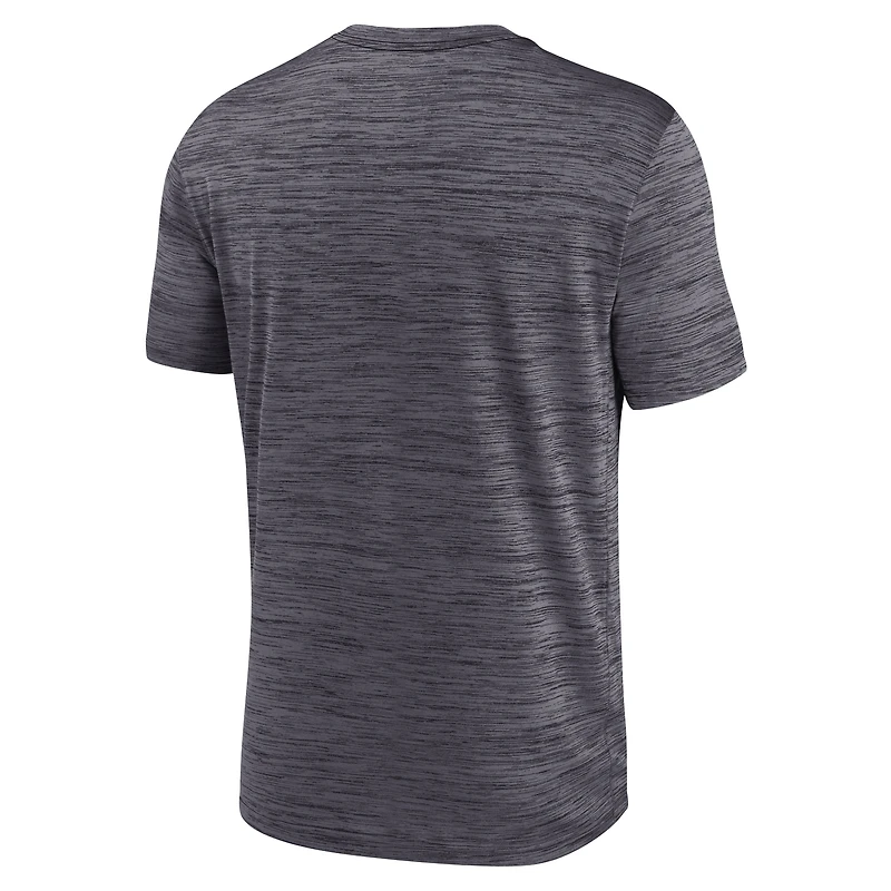 T-shirt de performance Nike Yardline Velocity pour homme, couleur anthracite, Las Vegas Raiders