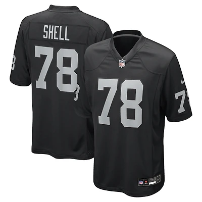 Men's Nike Art Shell Black Las Vegas Raiders Game Retired Player Jersey