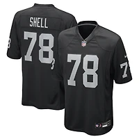 Men's Nike Art Shell Black Las Vegas Raiders Game Retired Player Jersey
