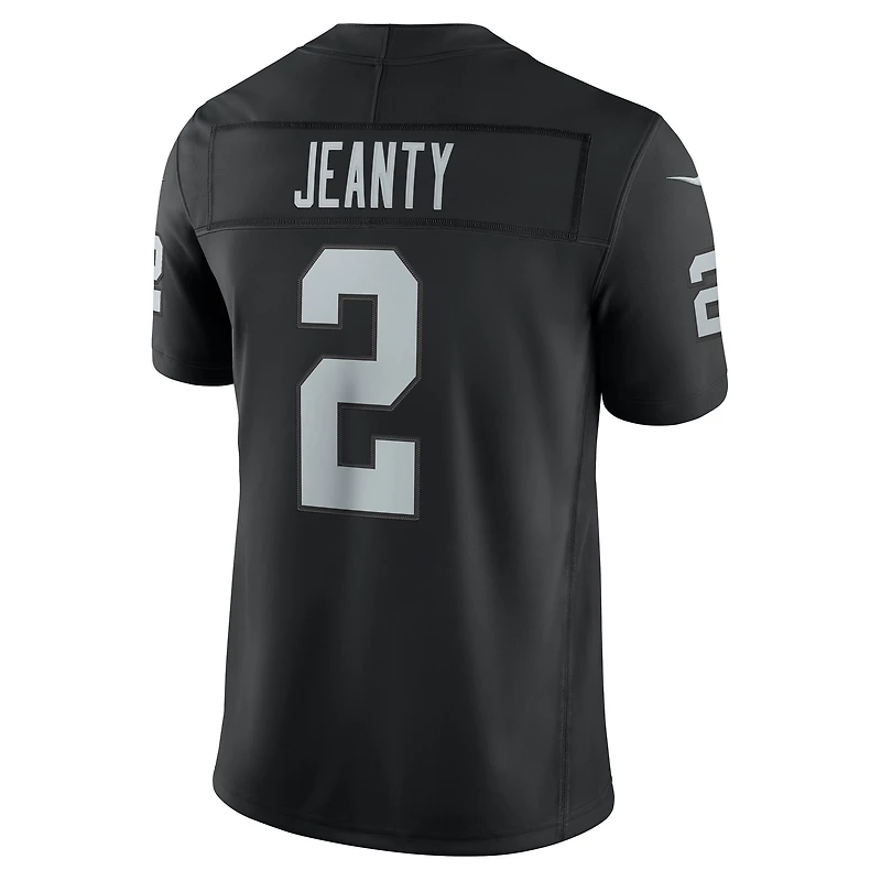 Men's Nike Ashton Jeanty Black Las Vegas Raiders Vapor F.U.S.E. Stitched Limited Jersey