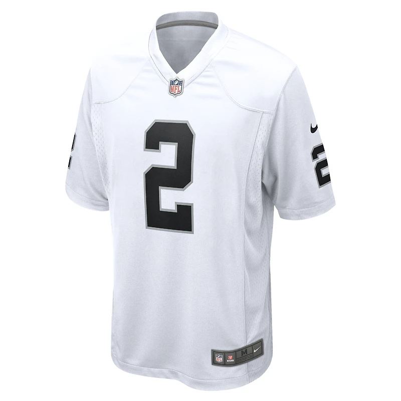 Maillot Nike Ashton Jeanty blanc pour homme des Las Vegas Raiders