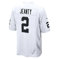 Men's Nike Ashton Jeanty  White Las Vegas Raiders Game Jersey