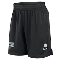 Men's Nike Black Las Vegas Raiders 2024 Sideline Performance Mesh Shorts