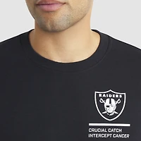 Men's Nike Black Las Vegas Raiders 2025 NFL Crucial Catch Tri-Blend Dri-FIT T-Shirt
