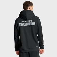 Sweat à capuche Nike noir Las Vegas Raiders 2025 Sideline Standard Issue Club Dri-FIT pour homme