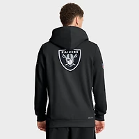 Sweat à capuche Nike noir Las Vegas Raiders 2025 Sideline Utility Player Dri-FIT pour homme, entièrement zippé