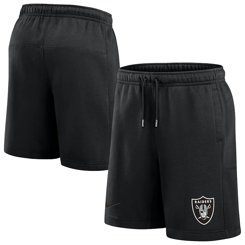 Men's Nike  Black Las Vegas Raiders 24 Edge Fleece Shorts
