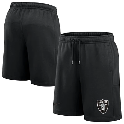 Men's Nike  Black Las Vegas Raiders 24 Edge Fleece Shorts