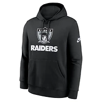 Men's Nike Black Las Vegas Raiders Best Season Rewind Club Pullover Hoodie