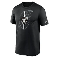 Men's Nike  Black Las Vegas Raiders Big & Tall Legend Icon Performance T-Shirt
