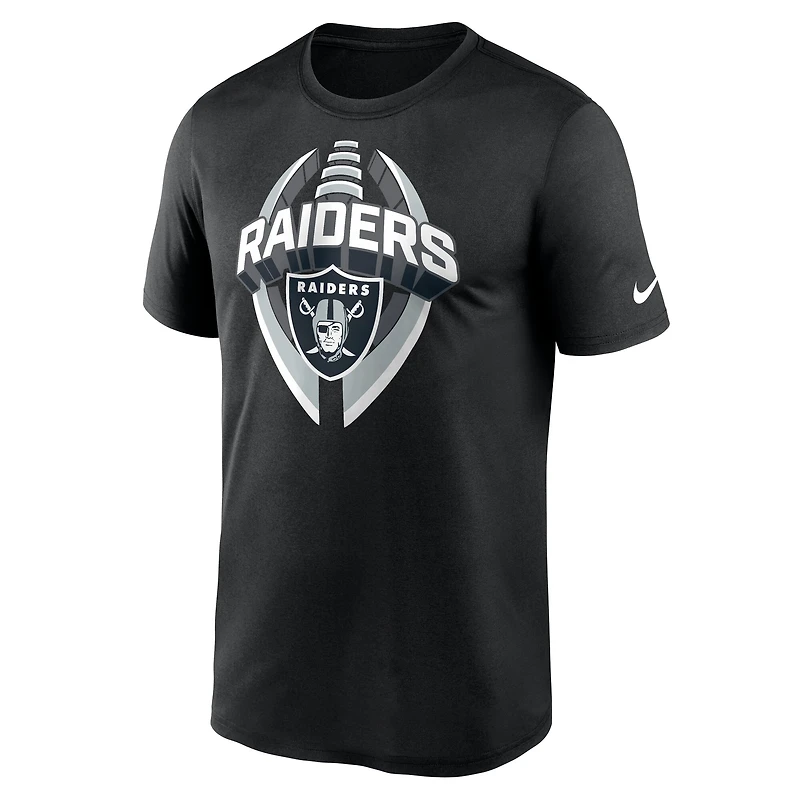 Men's Nike Black Las Vegas Raiders Big & Tall Primetime Legend Icon Performance T-Shirt