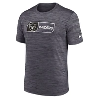 Men's Nike Black Las Vegas Raiders Big & Tall Velocity Performance T-Shirt