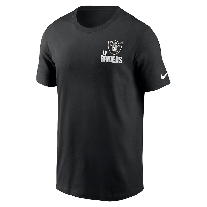 Men's Nike Black Las Vegas Raiders Blitz Essential T-Shirt