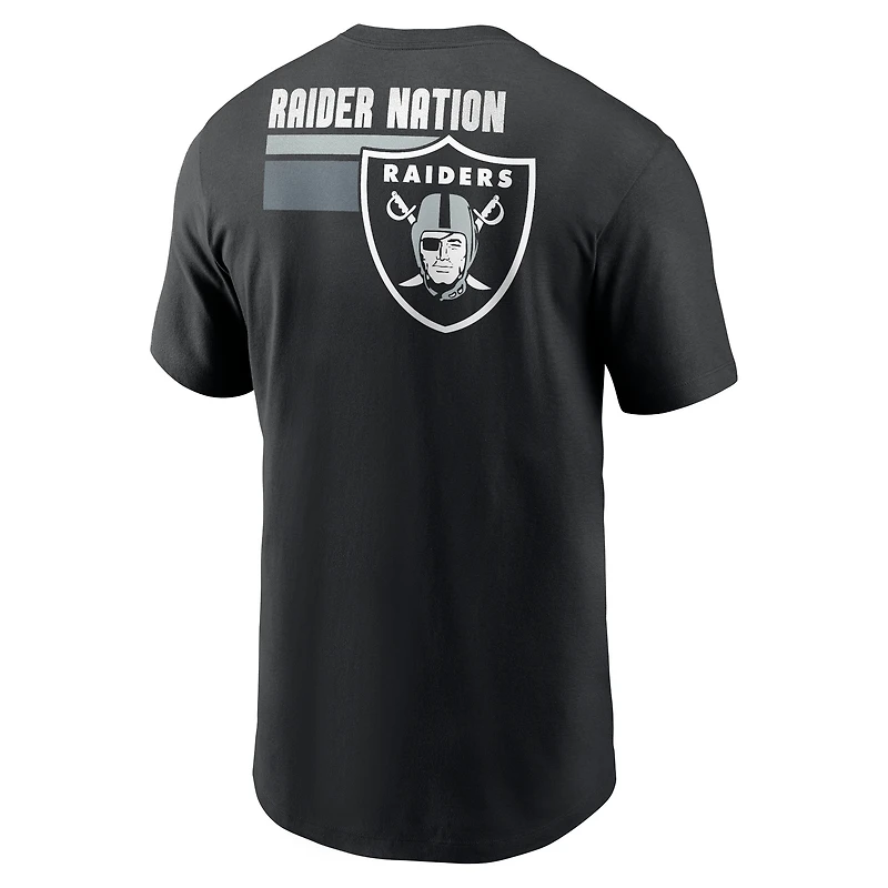 Men's Nike Black Las Vegas Raiders Blitz Essential T-Shirt