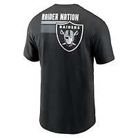 Men's Nike Black Las Vegas Raiders Blitz Essential T-Shirt