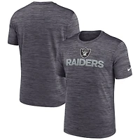 T-shirt Nike Las Vegas Raiders Blitz Velocity Modern Performance pour homme, noir