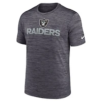 T-shirt Nike Las Vegas Raiders Blitz Velocity Modern Performance pour homme, noir